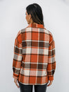 Penelope Plaid Button-Down Jacket