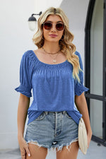 Flounce Sleeve Top