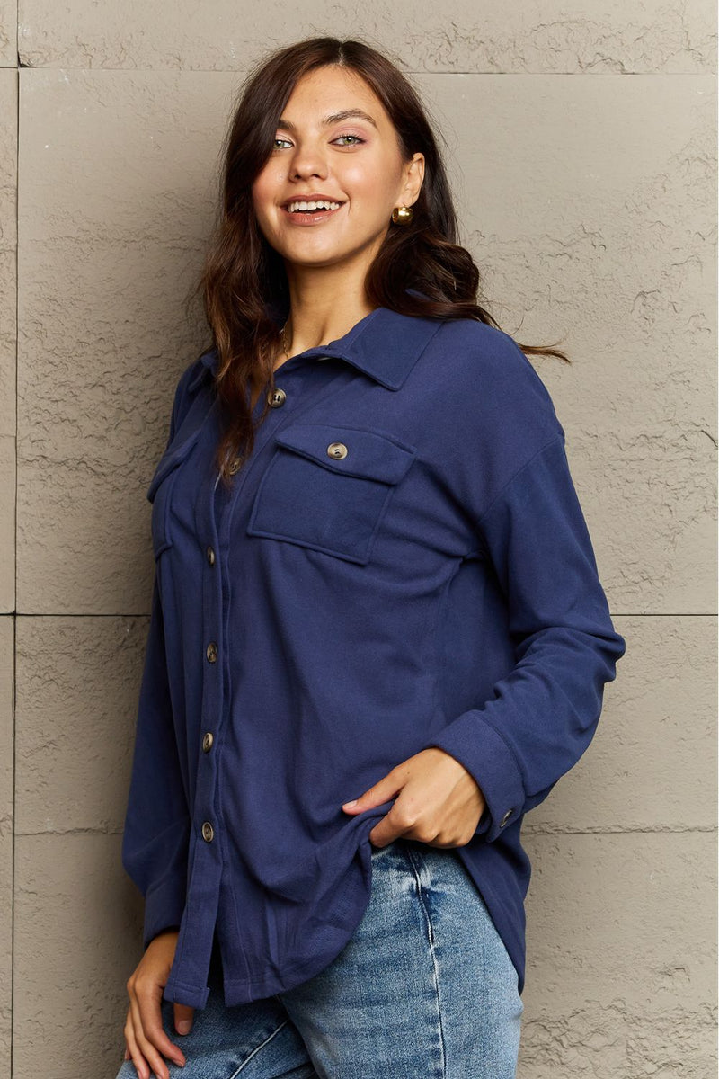 Josephine Buttoned Front Pocket Jacket