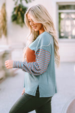 Taya Striped Long Sleeve Top