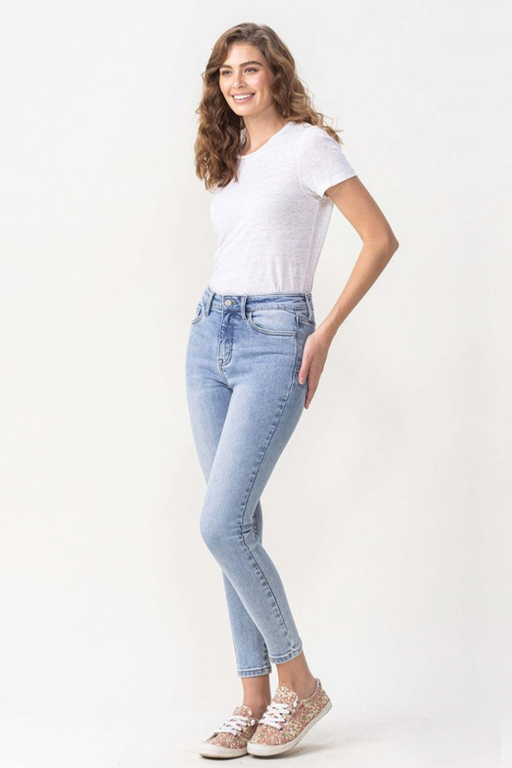 Talia High Rise Crop Skinny Lovervet Jeans