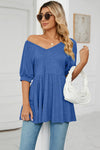 V-Neck Babydoll Top