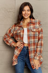 Skylar Plaid Button-Down Long Sleeve Jacket