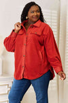 Madison Cozy Girl Button Down Shacket