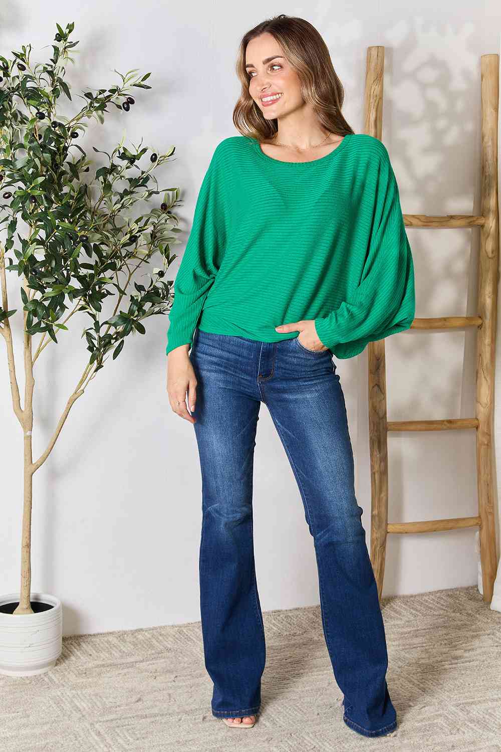 Eva Batwing Sleeve Blouse