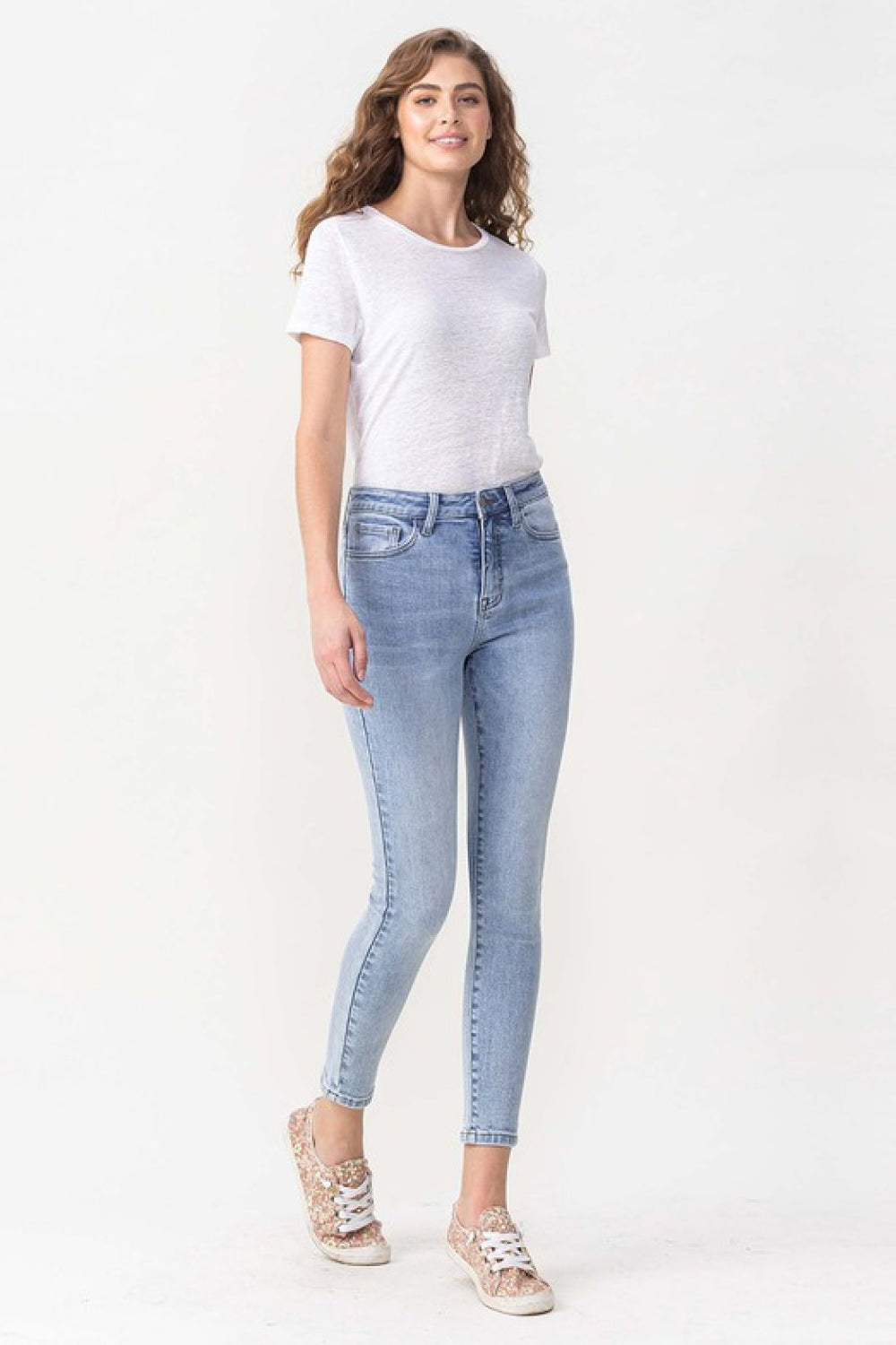 Talia High Rise Crop Skinny Lovervet Jeans