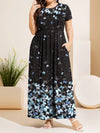 Plus Size Brookley Printed Maxi Dress