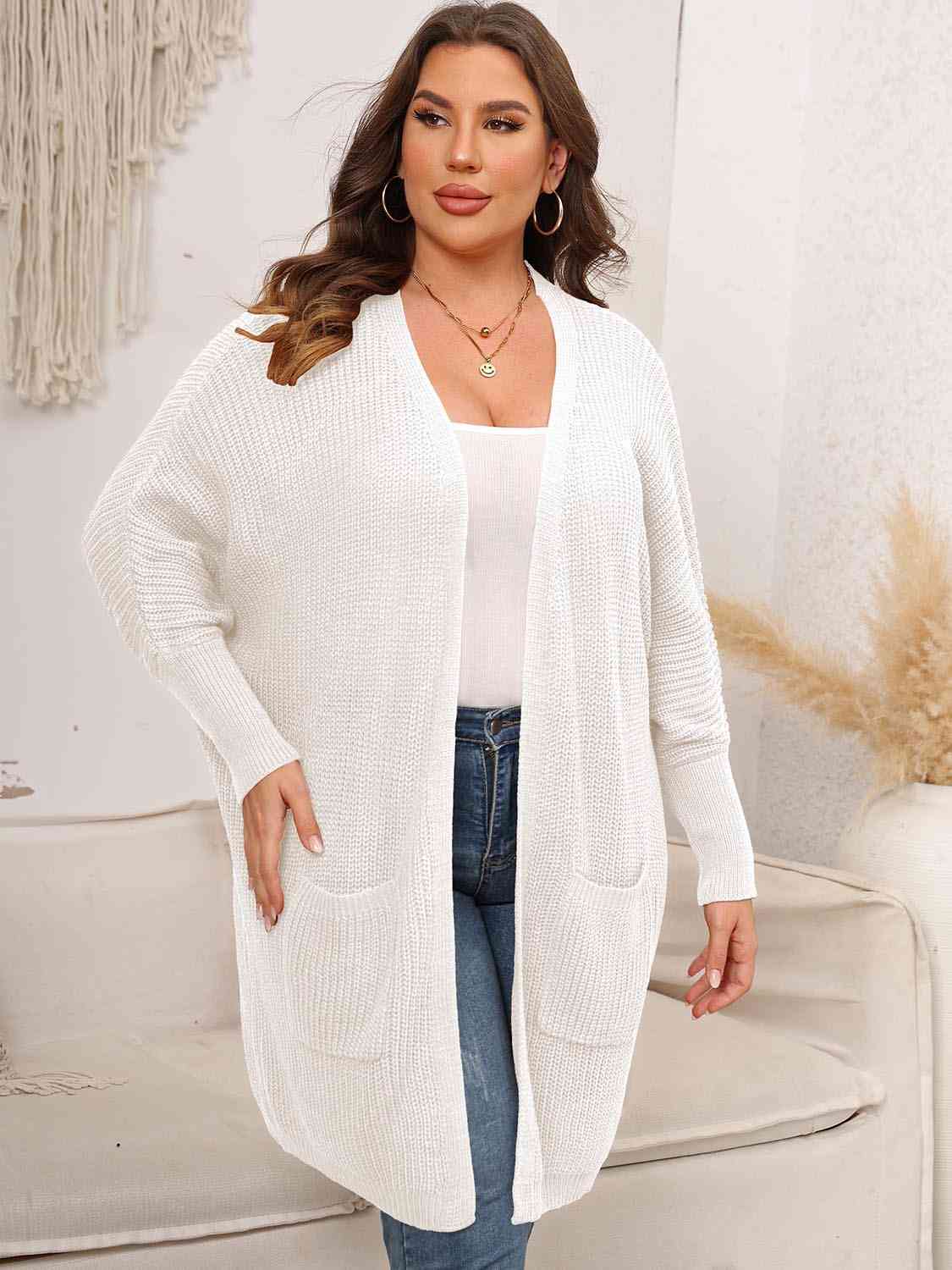 Plus Size Miranda Cardigan With Pockets