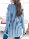 Rashelle Cable-Knit Button Cardigan