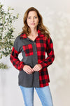 Blake Plaid Button Down Shacket