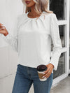 Bree Ruched Puff Sleeve Blouse